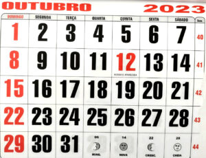 Feriados de outubro de 2022: veja sites de calendário para conferir